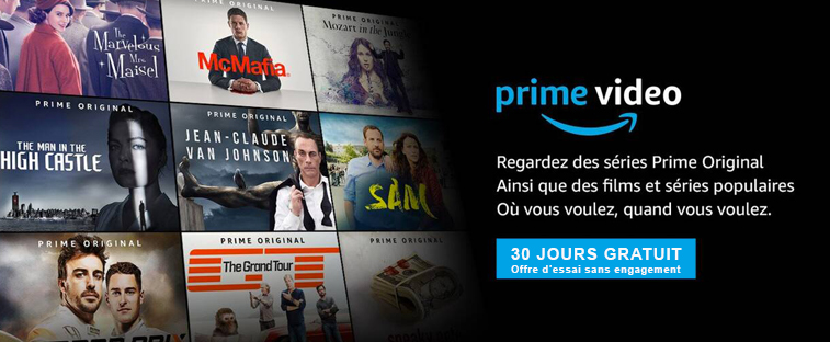 Offre gratuite pour regarder des séries et des films sur Amazon Prime