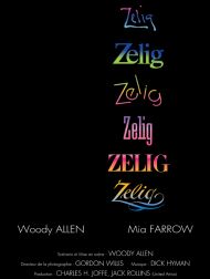 sortie dvd	
 Zelig
